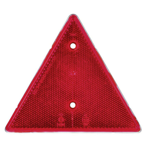 RING Dreieckrückstrahler ohne Halter 2 er- Set Farbe rot